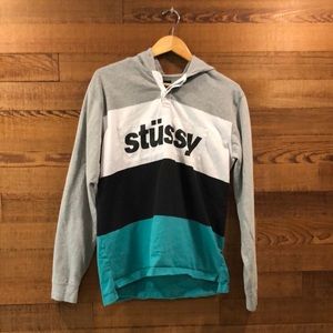 Stüssy Striped Sweatshirt Large